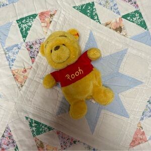 Y2K Retro 2013 Pooh Bear Disney TY Beanie Baby Plushed Toy Stuffed‎ Animal